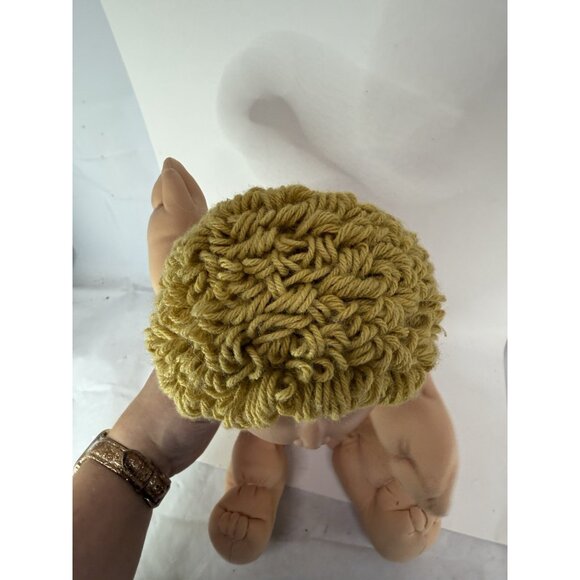 Vintage 1984 Cabbage Patch Kids HM2 Gold Blonde Yellow Loops Green Eyes Coleco - Picture 7 of 14